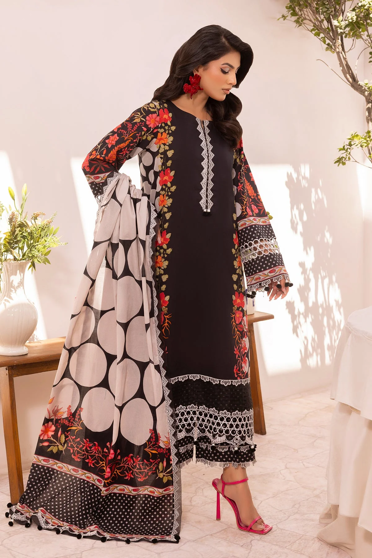 Charizma Range Embroidered Lawn – CRN5-13 - Image 2