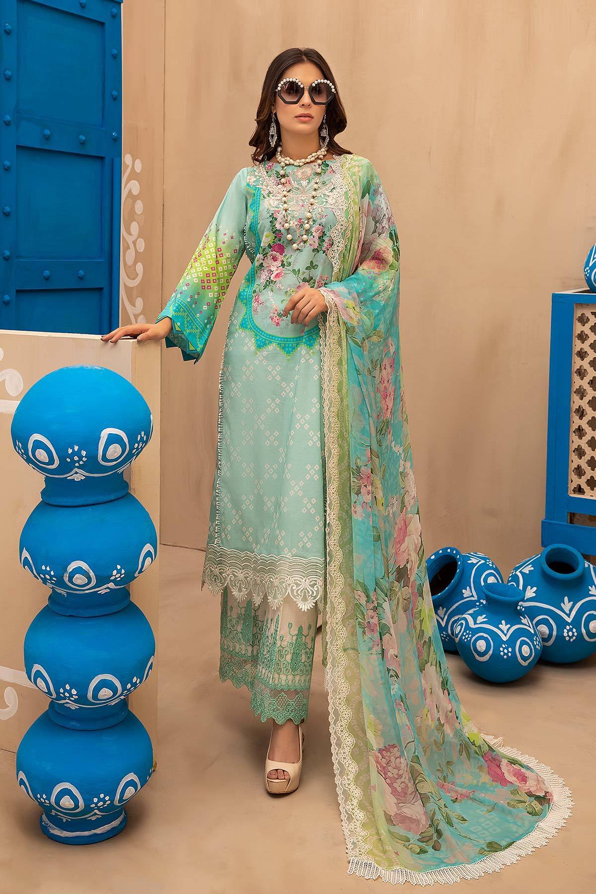 Charizma Signature Chunri Chapter 1 – 3Pc Embroidered Lawn With Chiffon Dupatta CHN-01 - Image 2