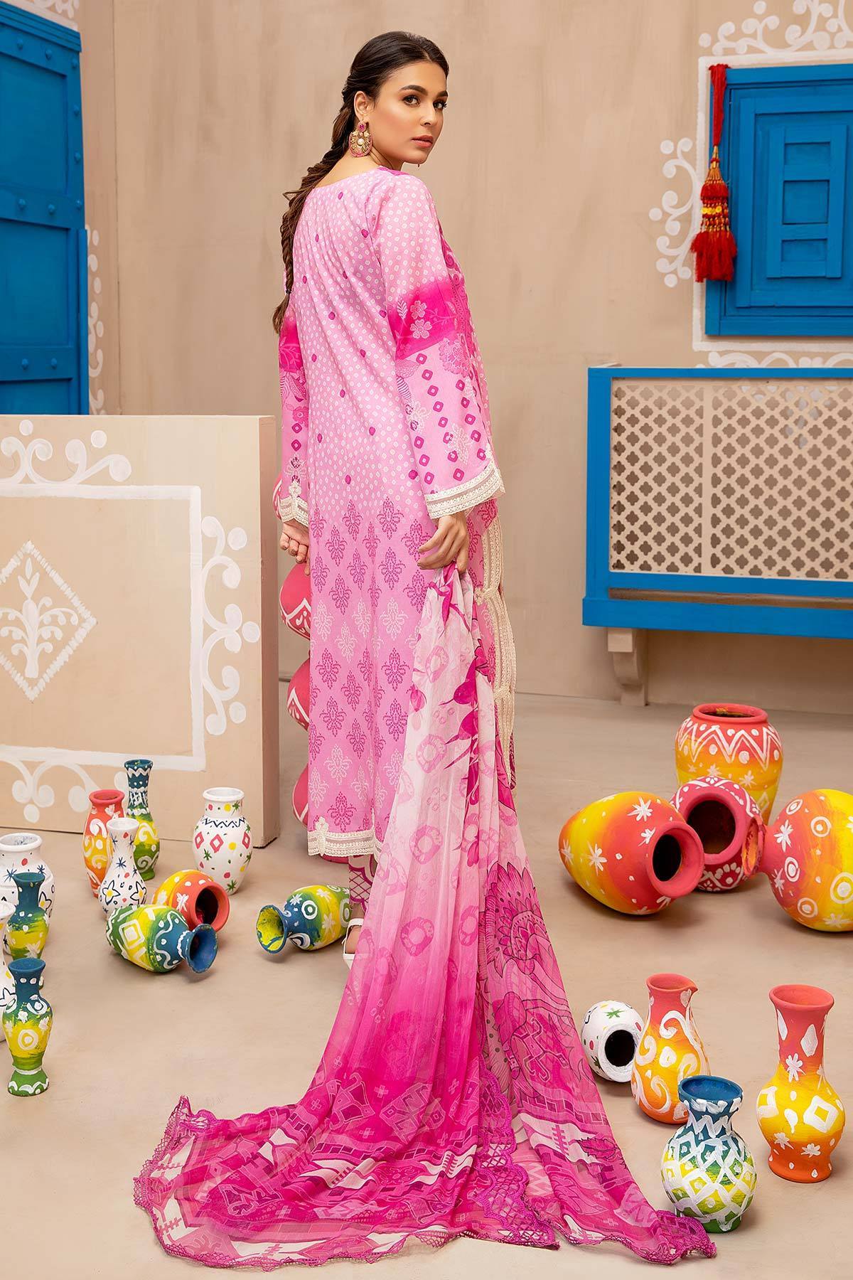 Charizma Signature Chunri Chapter 1 – 3Pc Embroidered Lawn With Chiffon Dupatta CHN-06 - Image 6