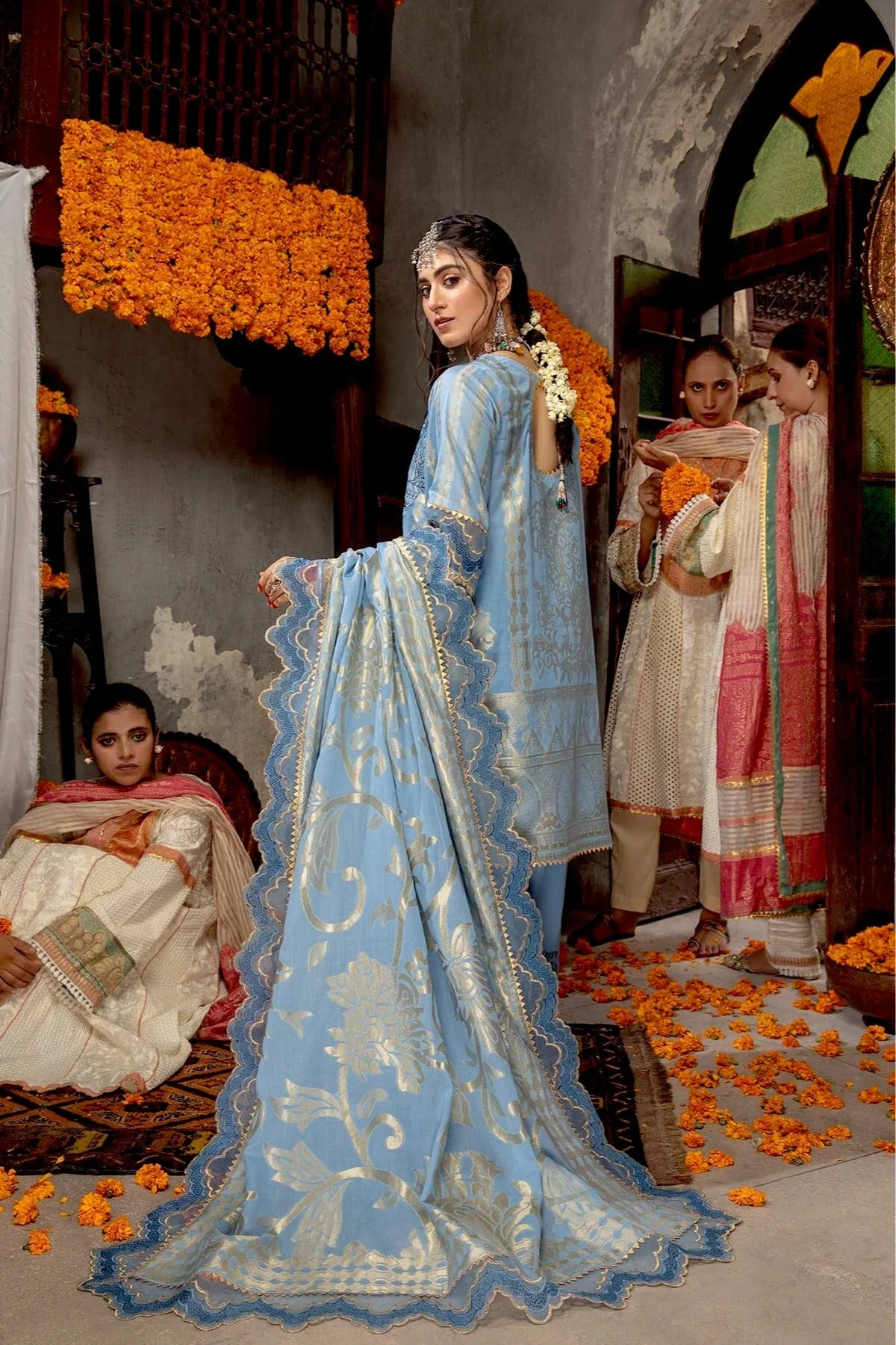 Charizma Signature Embroidered Cambric Jacquard Collection – CJ-01 - Image 6