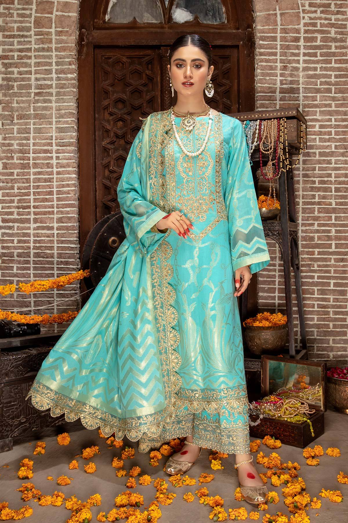 Charizma Signature Embroidered Cambric Jacquard Collection β CJ-07 - Image 2