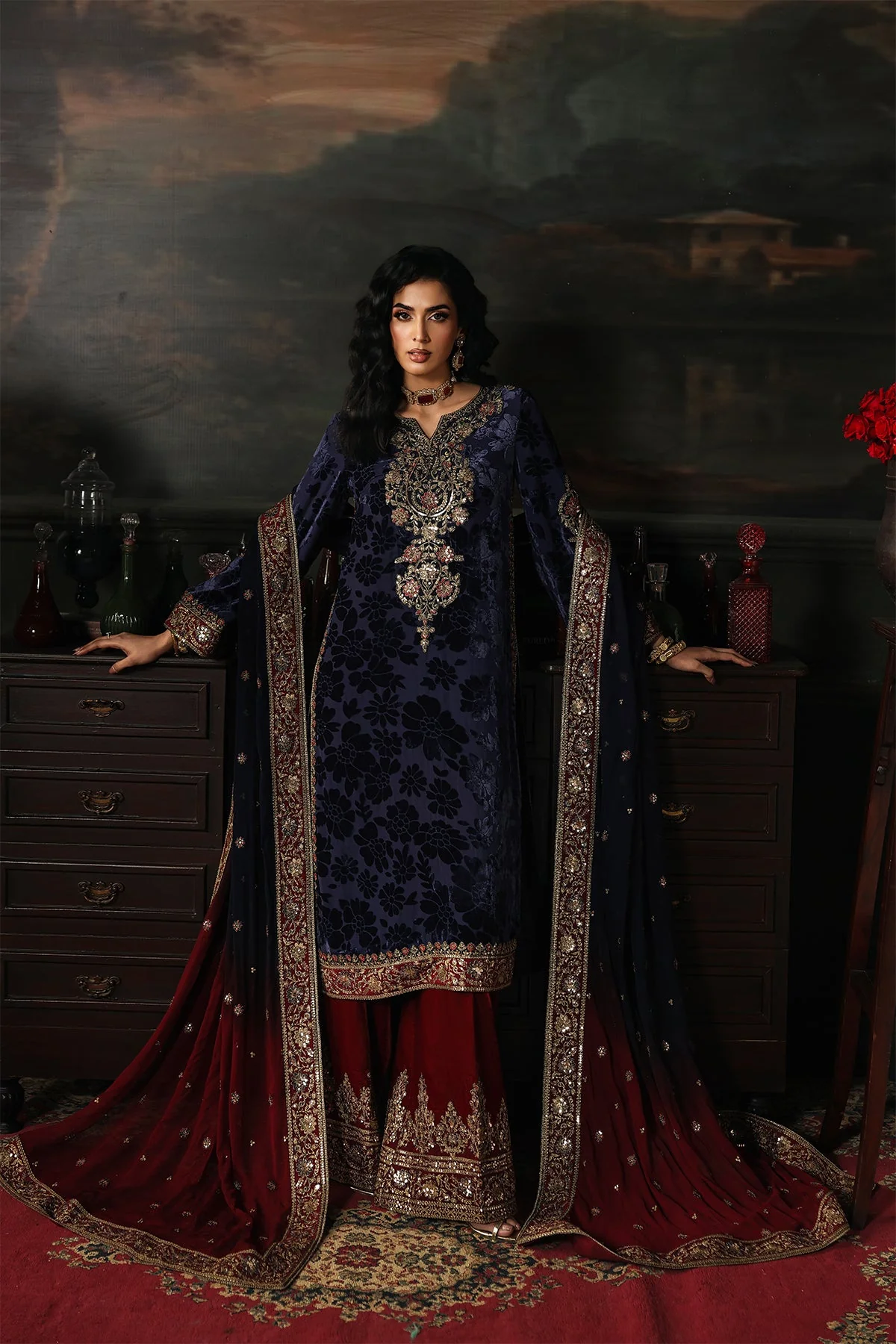 Charizma Signora Plachi Velvet Formals – CVT5-11 - Image 3