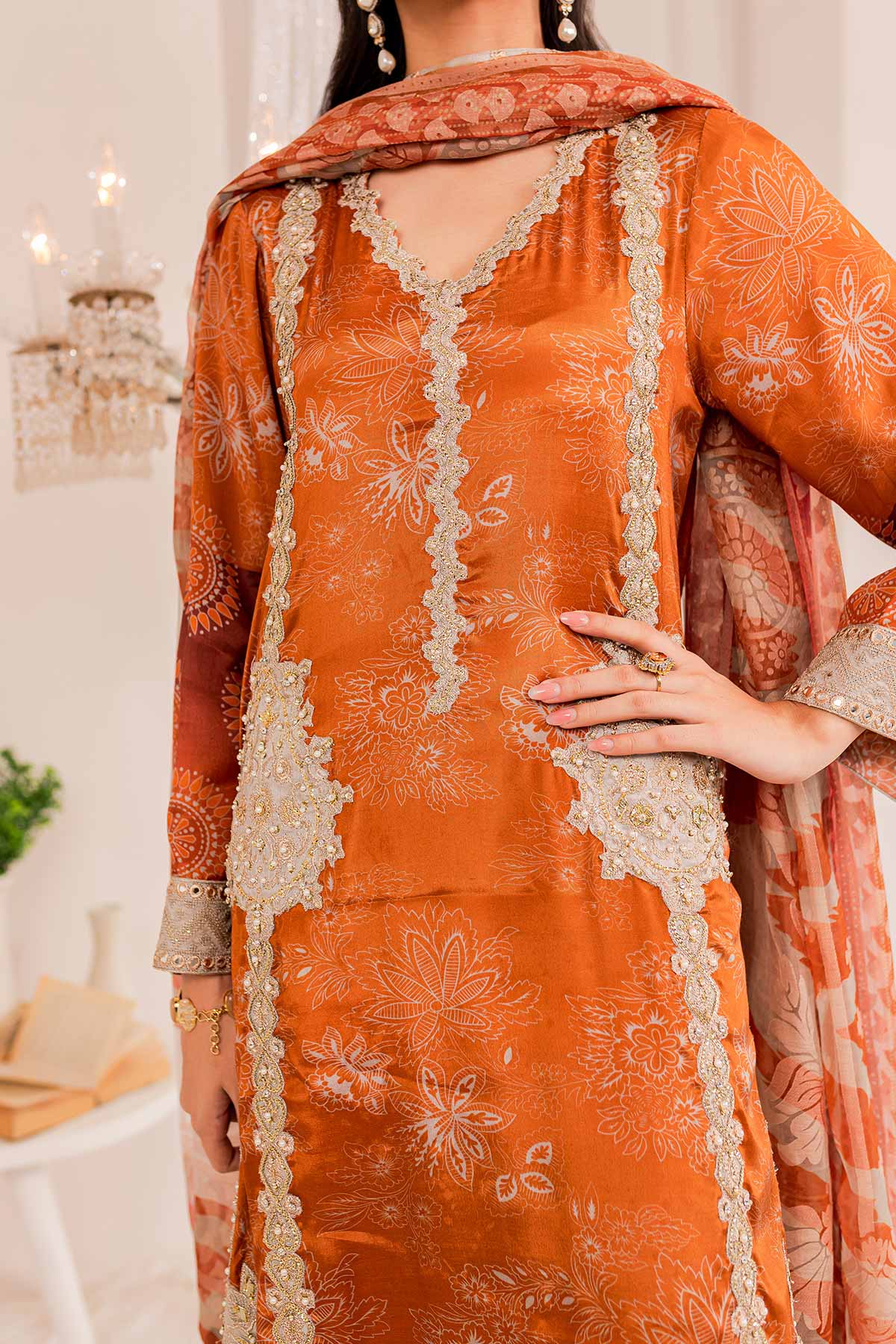 Charizma Tabeer Silk Edit Fall Winter Collection – CTW-02 - Image 4