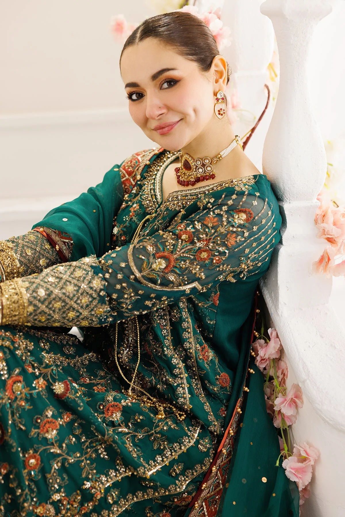 Charizma x Hania Aamir Dastan-e-Jashan 4PC Luxury Formals – DJ5-01 - Image 10