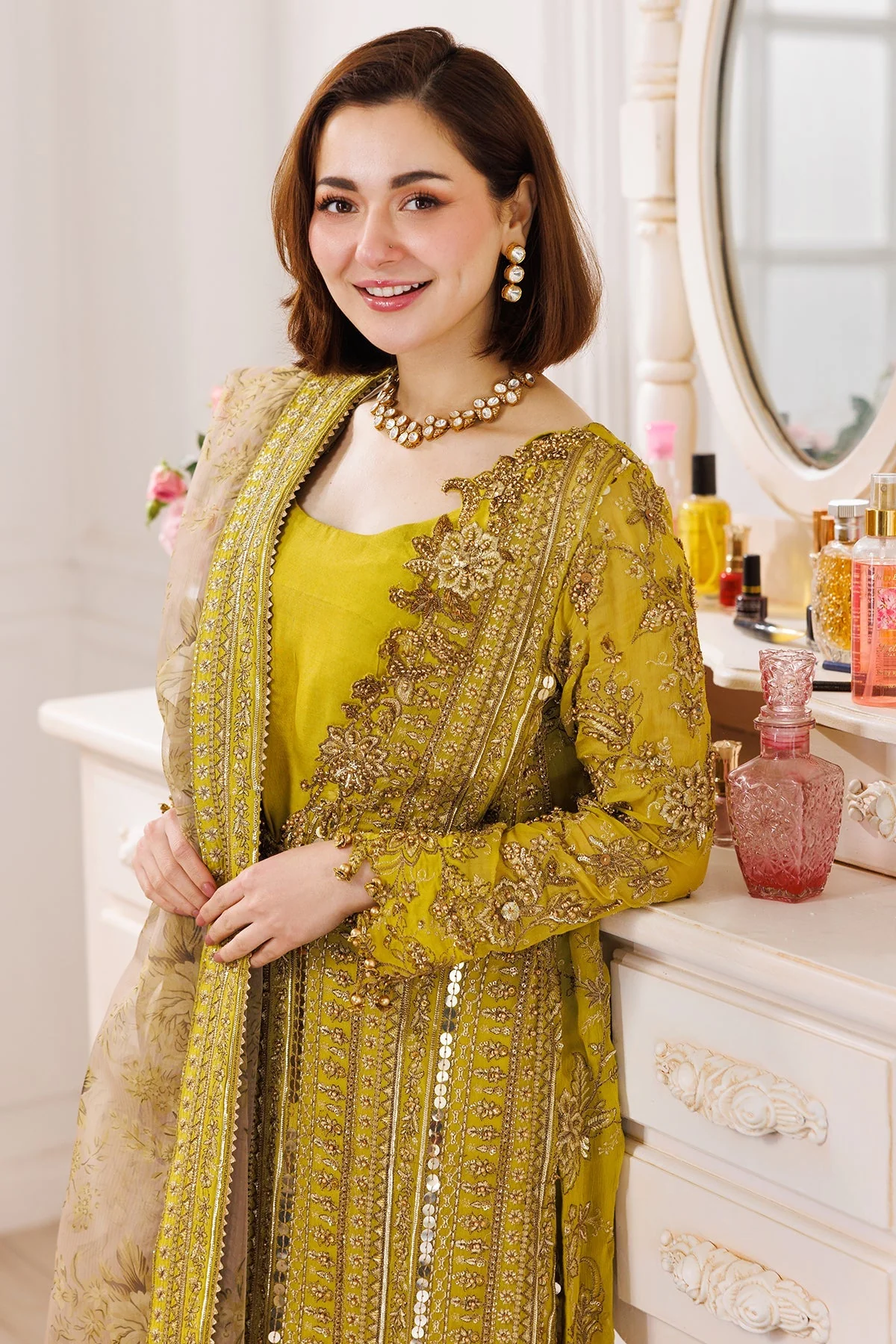 Charizma x Hania Aamir Dastan-e-Jashan 4PC Luxury Formals – DJ5-04 - Image 2