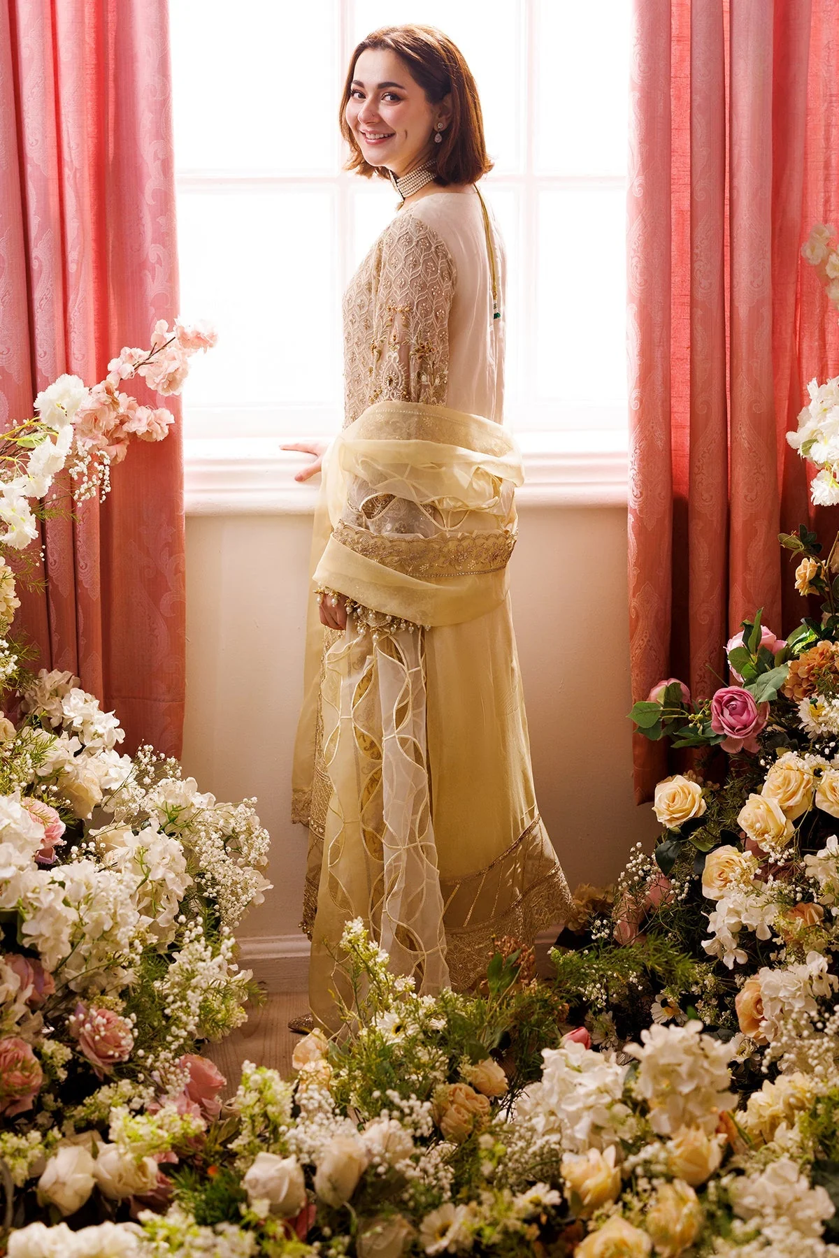 Charizma x Hania Aamir Dastan-e-Jashan 4PC Luxury Formals – DJ5-06 - Image 10