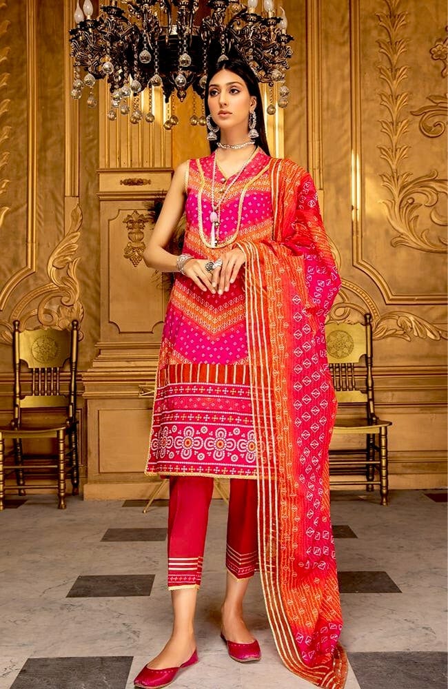 Coco Digital Printed Lawn Collection by Al Zohaib – CCDL-L2-21-02 - Image 2