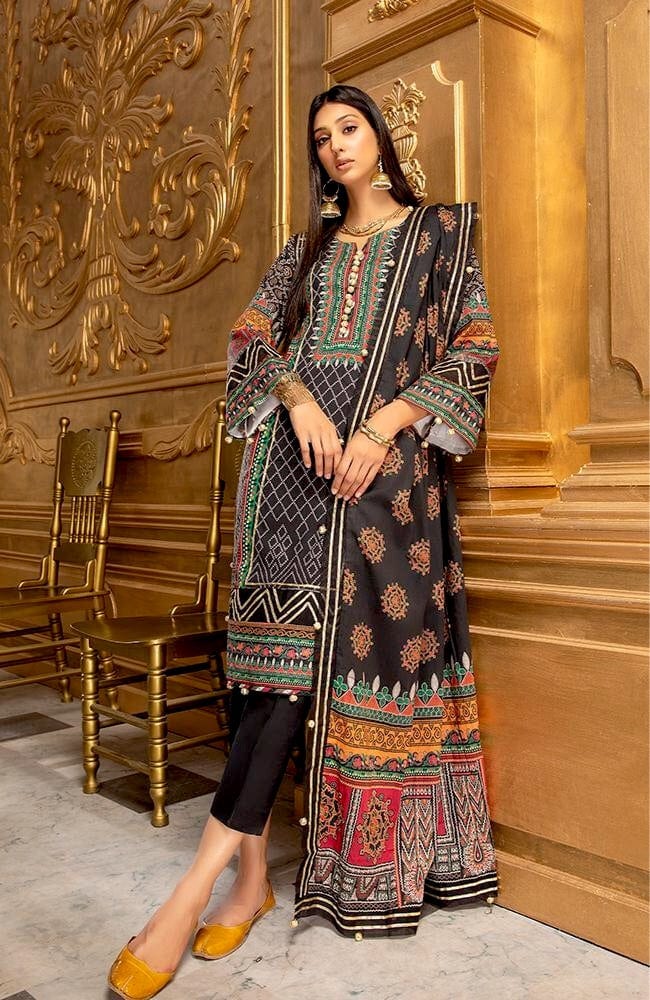 Coco Digital Printed Lawn Collection by Al Zohaib – CCDL-L2-21-13 - Image 2