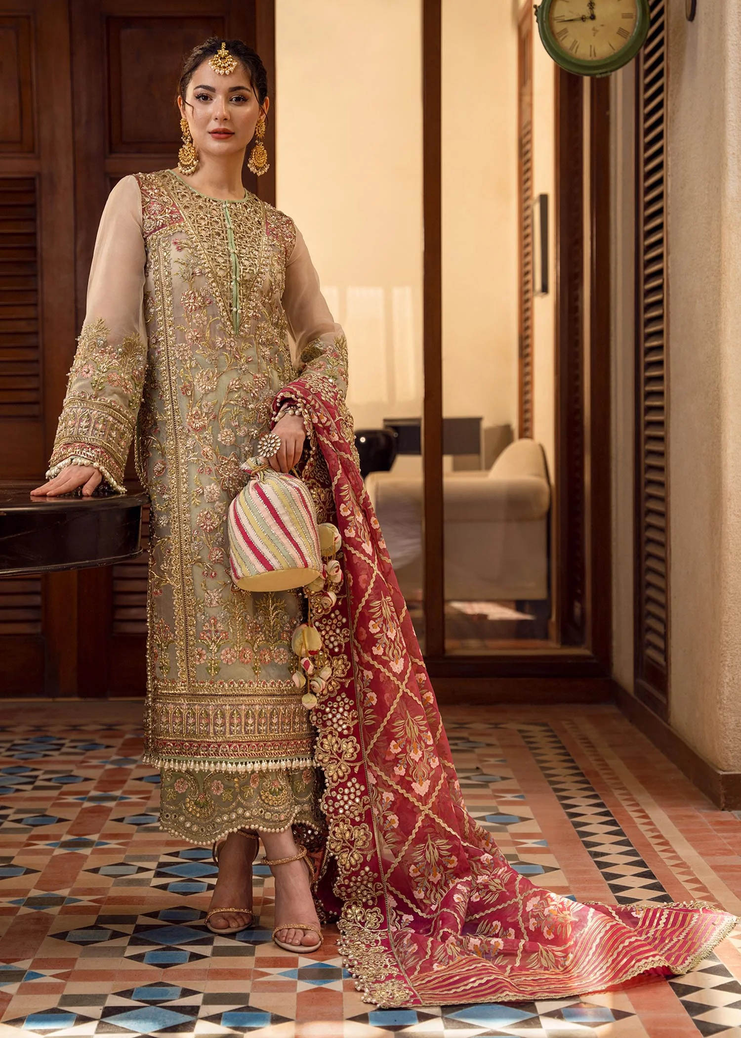 Crimson X Saira Shakira Aik Jhalak Wedding Collection – Artisanal Anecdotes - Image 6
