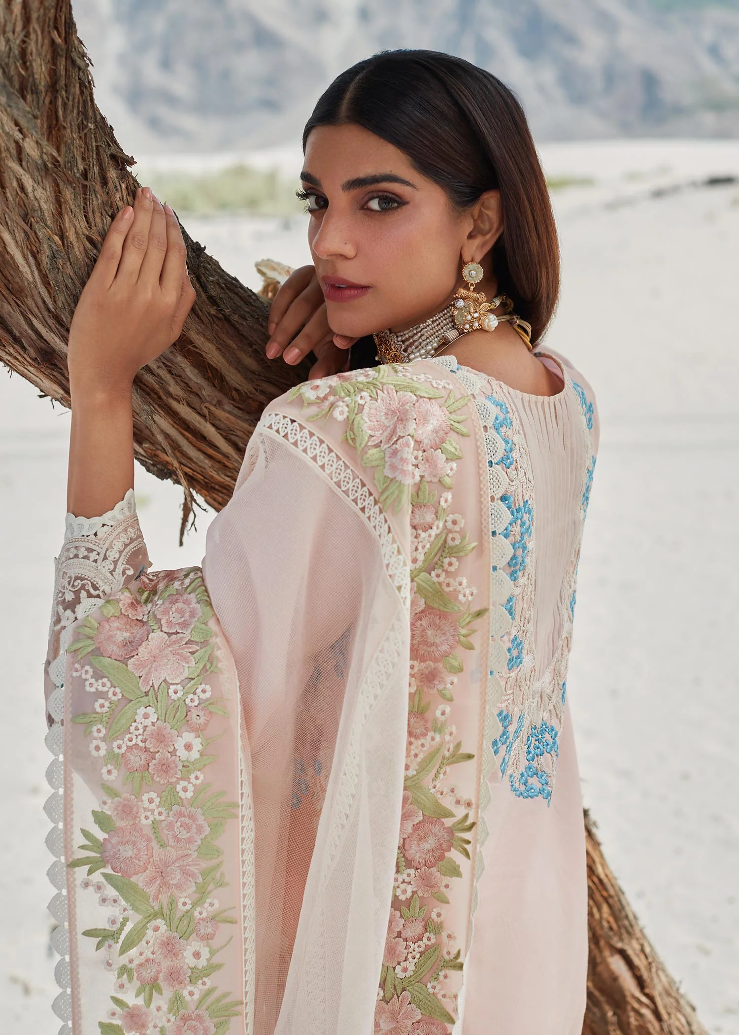 Crimson X Saira Shakira Luxury Lawn Collection – Marori Dreams - D8 B - Image 7