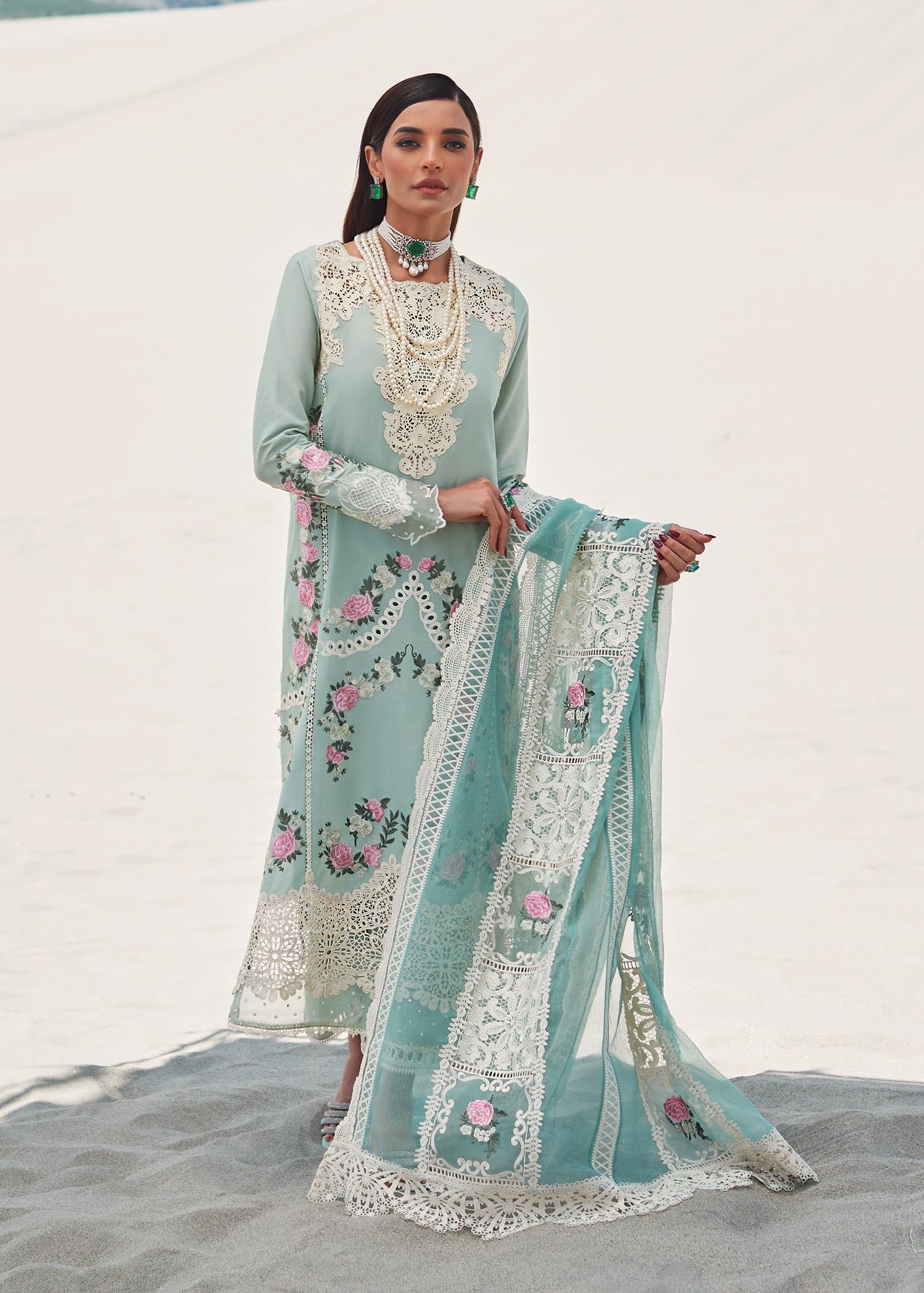 Crimson X Saira Shakira Luxury Lawn Collection – Serendipity - D3 B - Image 3