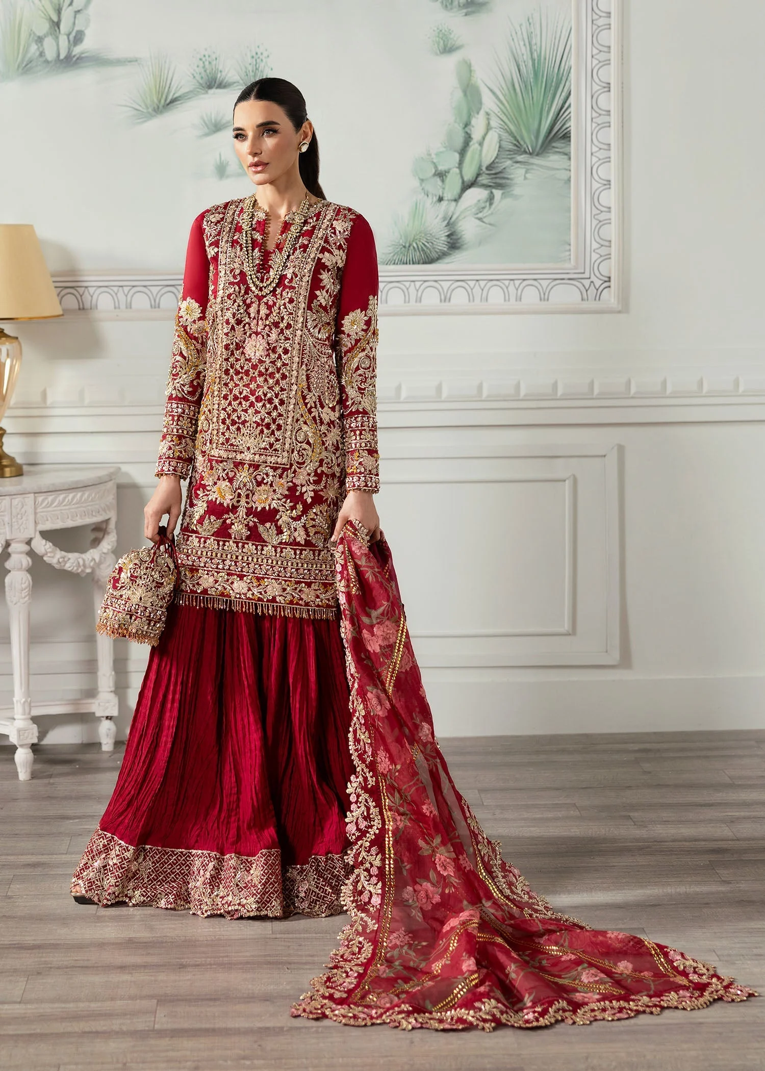 Crimson X Saira Shakira Luxury Wedding Formals – Artisan Story - Image 4