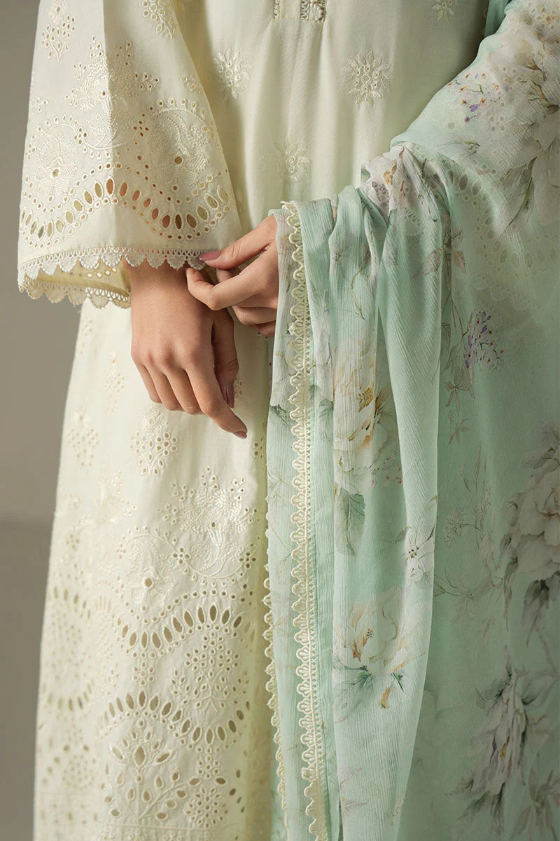 Cross Stitch Chikankari Lawn – Floral Melody - Image 4