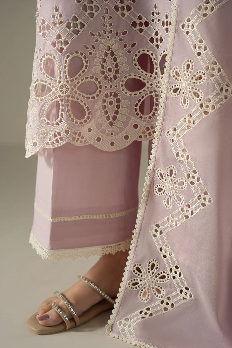 Cross Stitch Chikankari Lawn – Lilac Bloom - Image 6