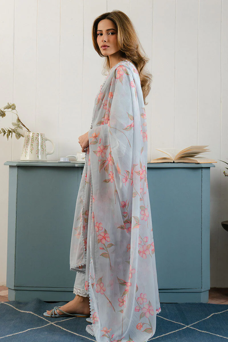 Cross Stitch Daily Wear – ICE DREAM-3 PC LAWN PRINTED SUIT - Image 11