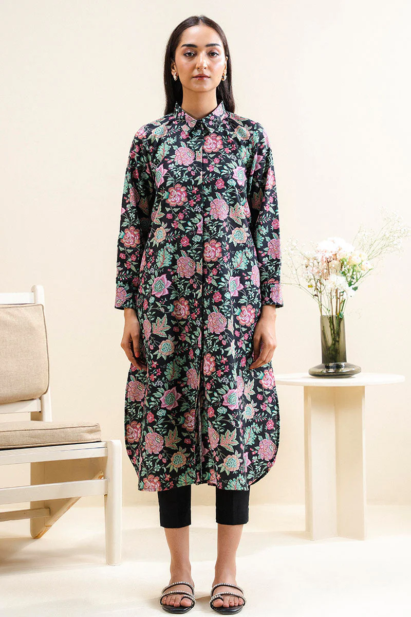 Cross Stitch Daily Wear – RAVEN AURA-2 PC PRINTED KHADDAR SUIT - Image 5