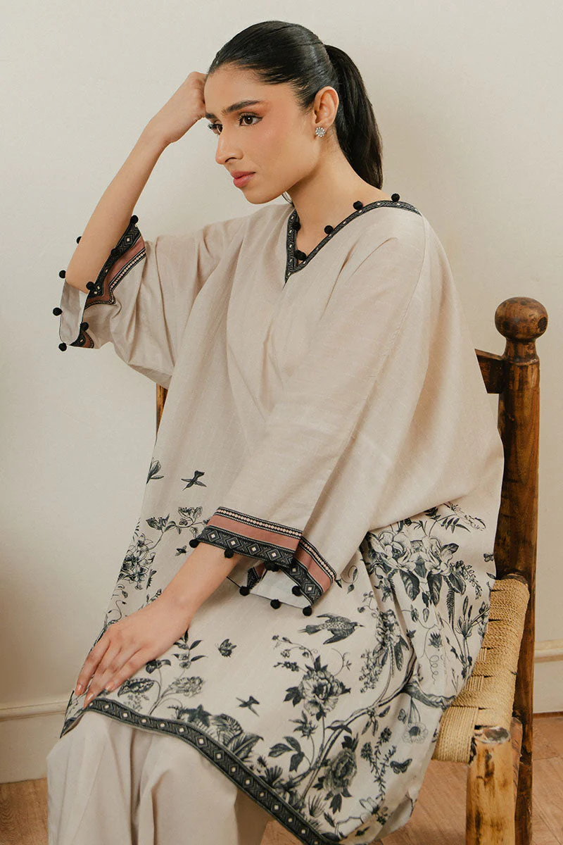 Cross Stitch Daily Wear – SILVER CLOUD-2 PC PRINTED LAWN SUIT - Image 4