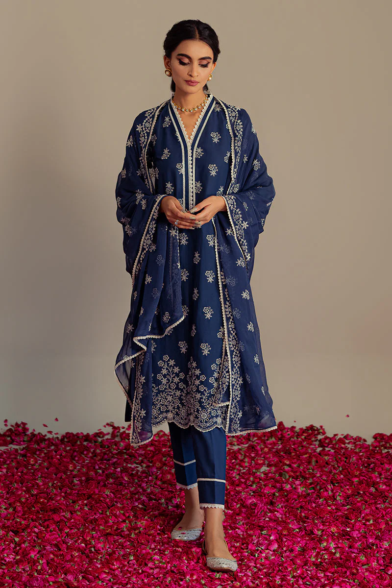 Cross Stitch Festive Chikankari Lawn Collection – MOON STONE - Image 7