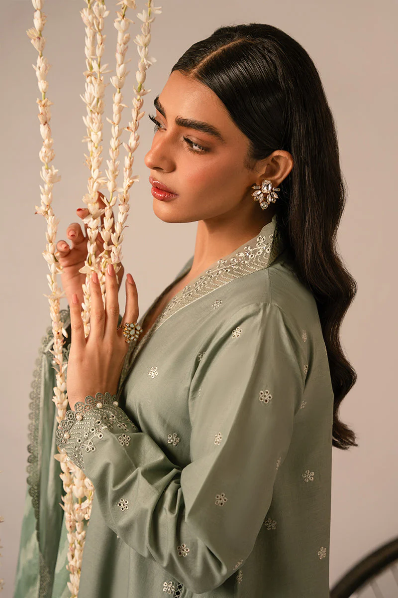 Cross Stitch Mahiri Eid Collection – Sage Green - Image 5