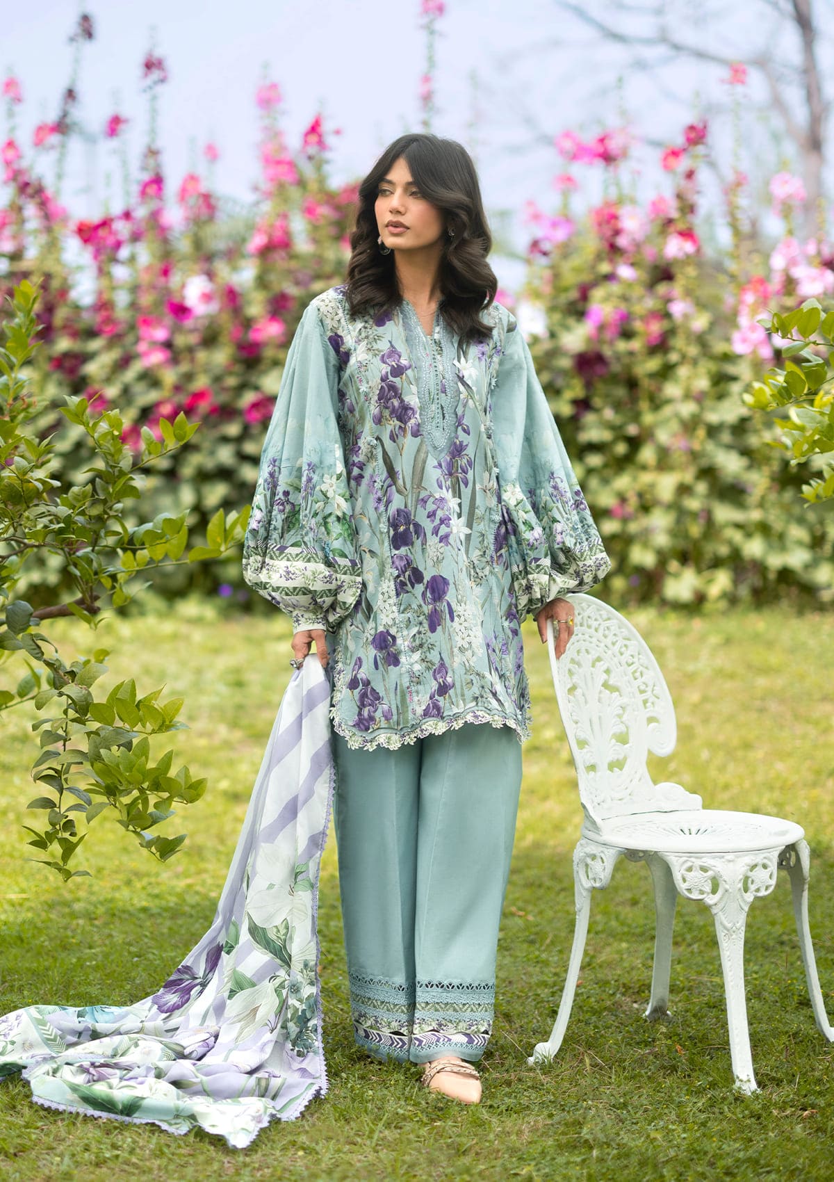 Elaf Bridgerton Prints Lawn – EPB-2B LADY EVER