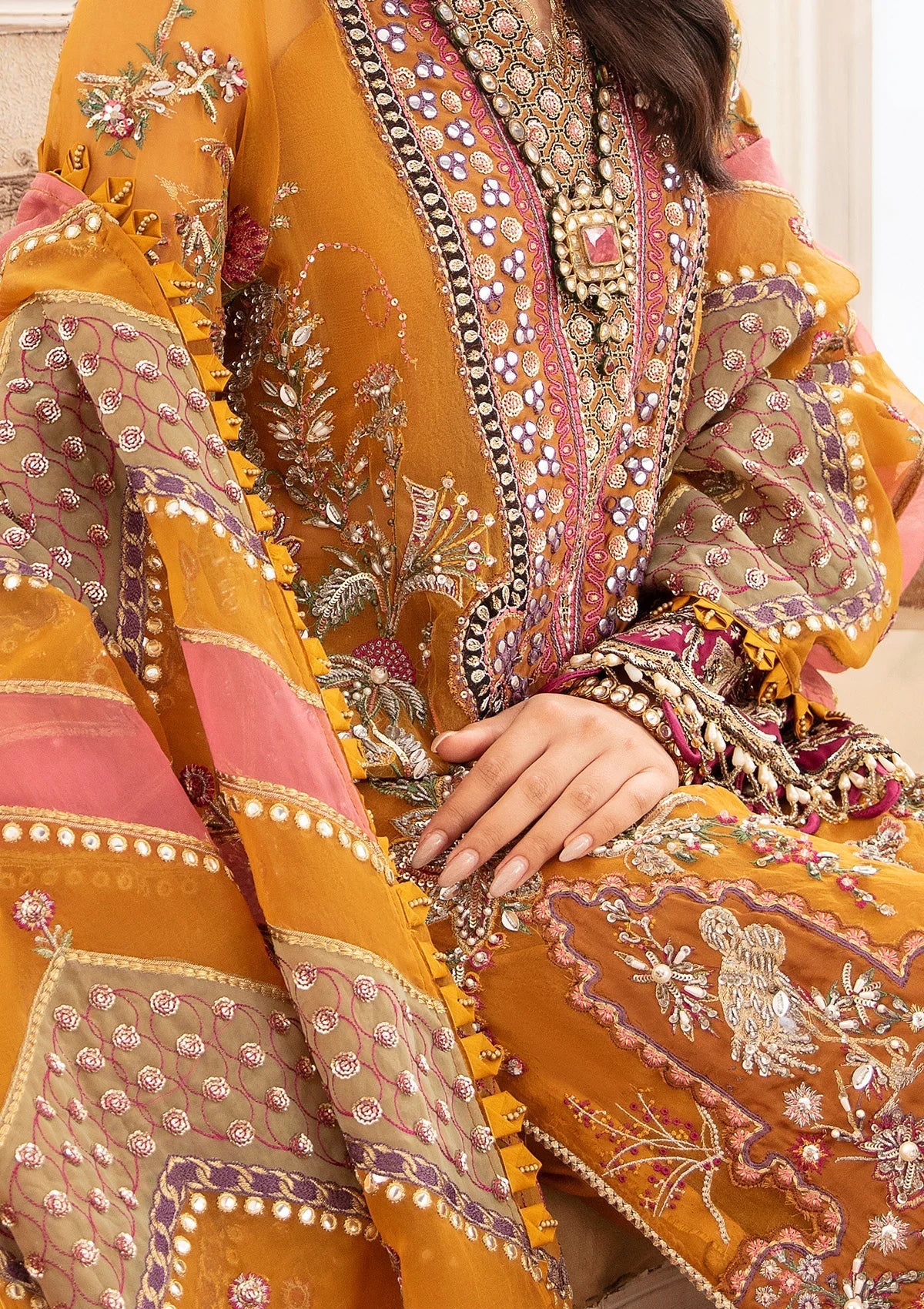 Elaf Celebrations Luxury Handwork Wedding Formals – ECH-01 KIARA - Image 6