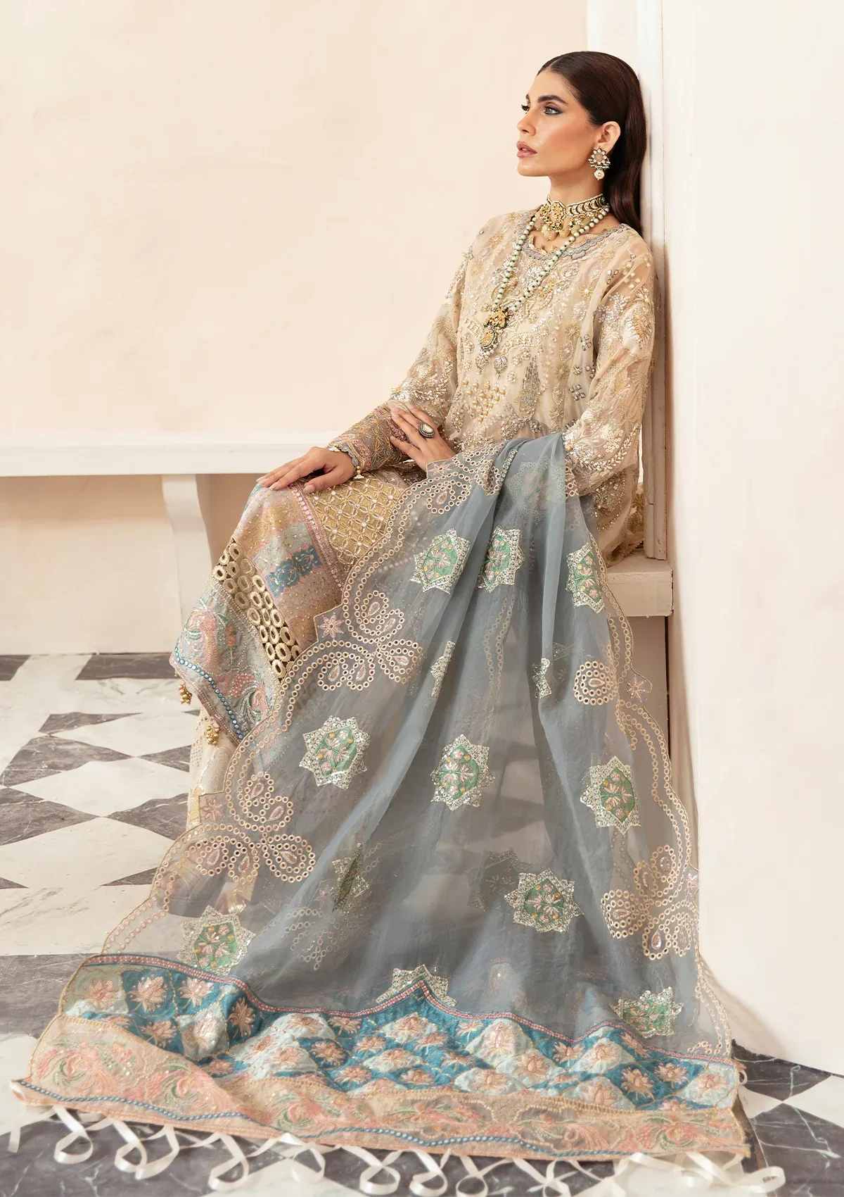 Elaf Celebrations Luxury Handwork Wedding Formals – ECH-02 HAYAT - Image 3