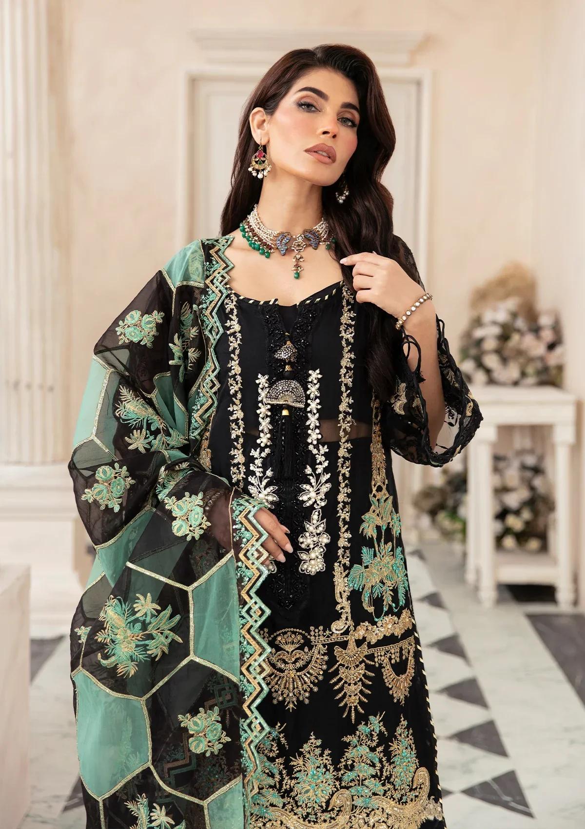 Elaf Celebrations Luxury Handwork Wedding Formals – ECH-08 ZARTAAJ - Image 4