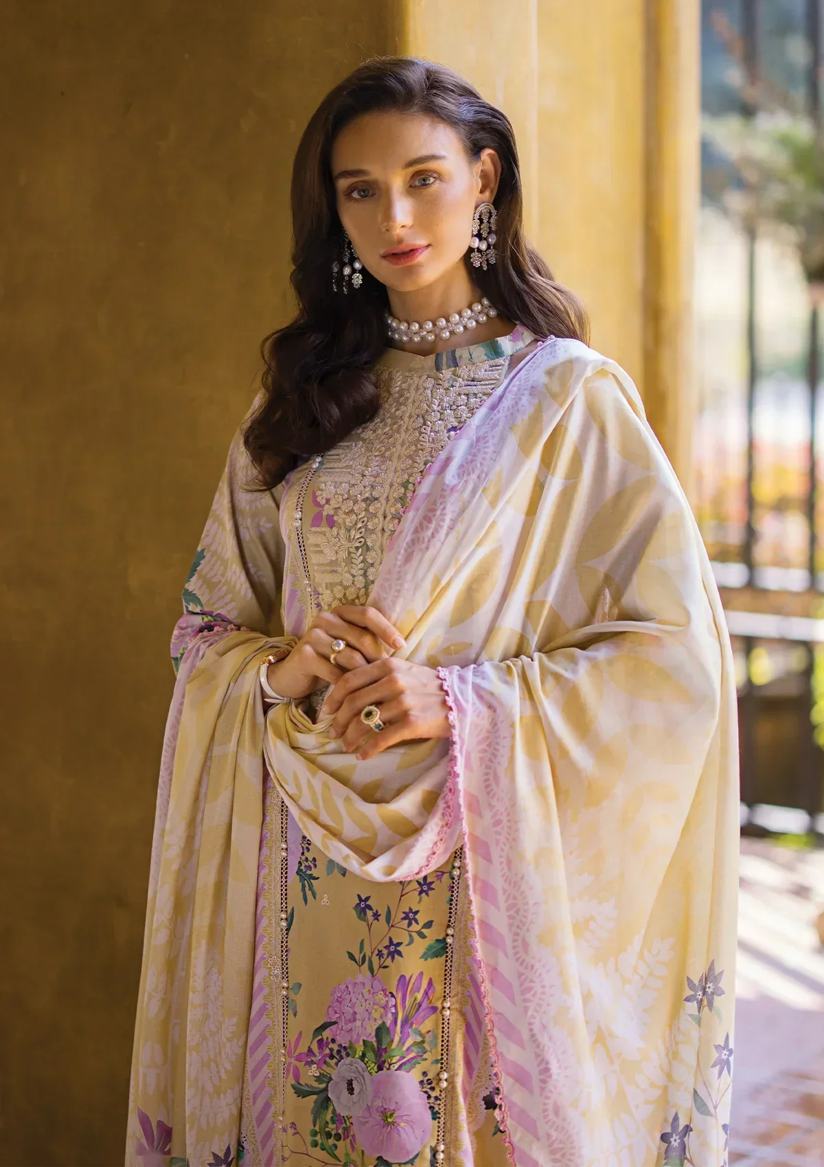 Elaf Chikankari Lawn Collection 2024 – ECT-04A TWINKLE - Image 5