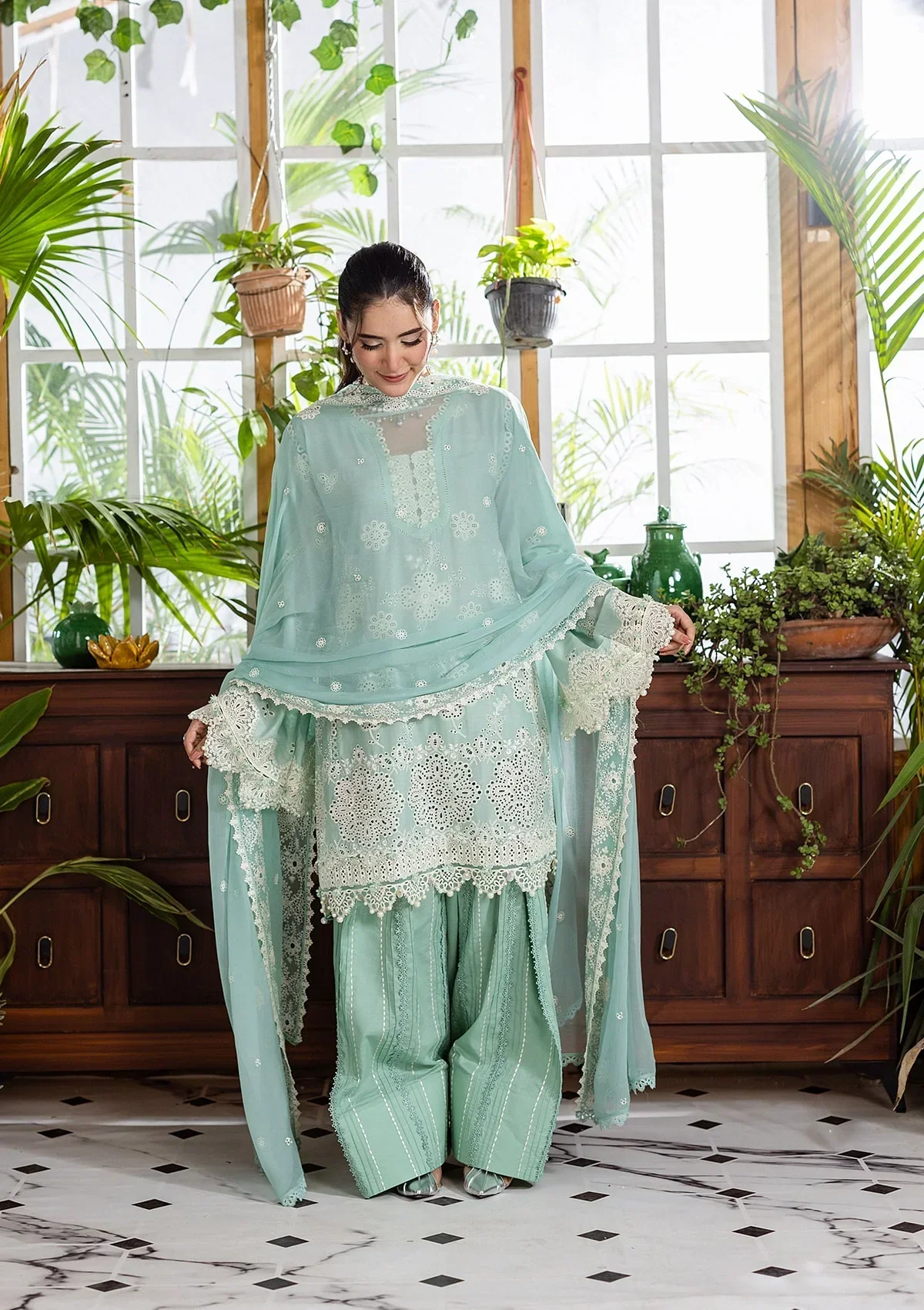 Elaf E.Craft Chikankari Lawn – EEC-3A PARISIAN - Image 8