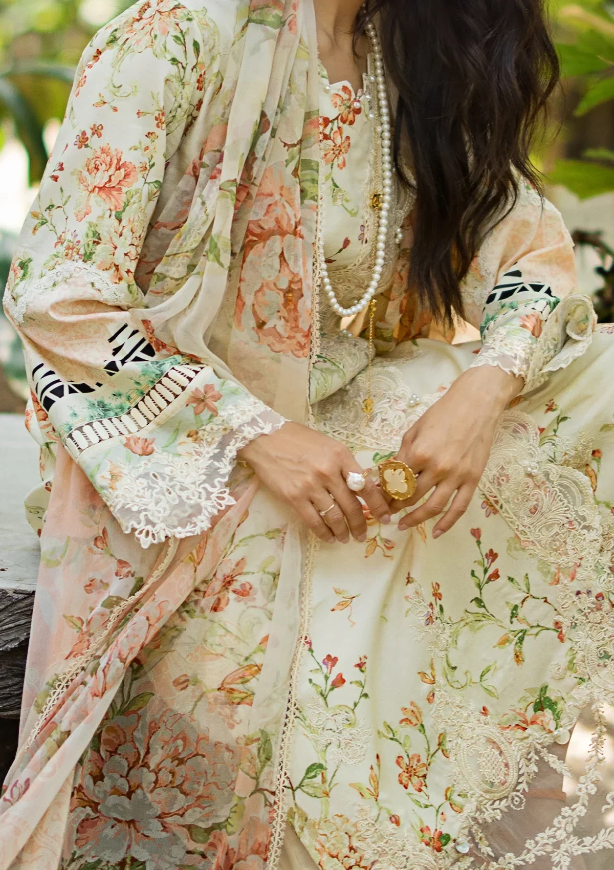 Elaf Embroidered Limited Edition Lawn Collection – ESL-03A ANGELS BREATH - Image 9