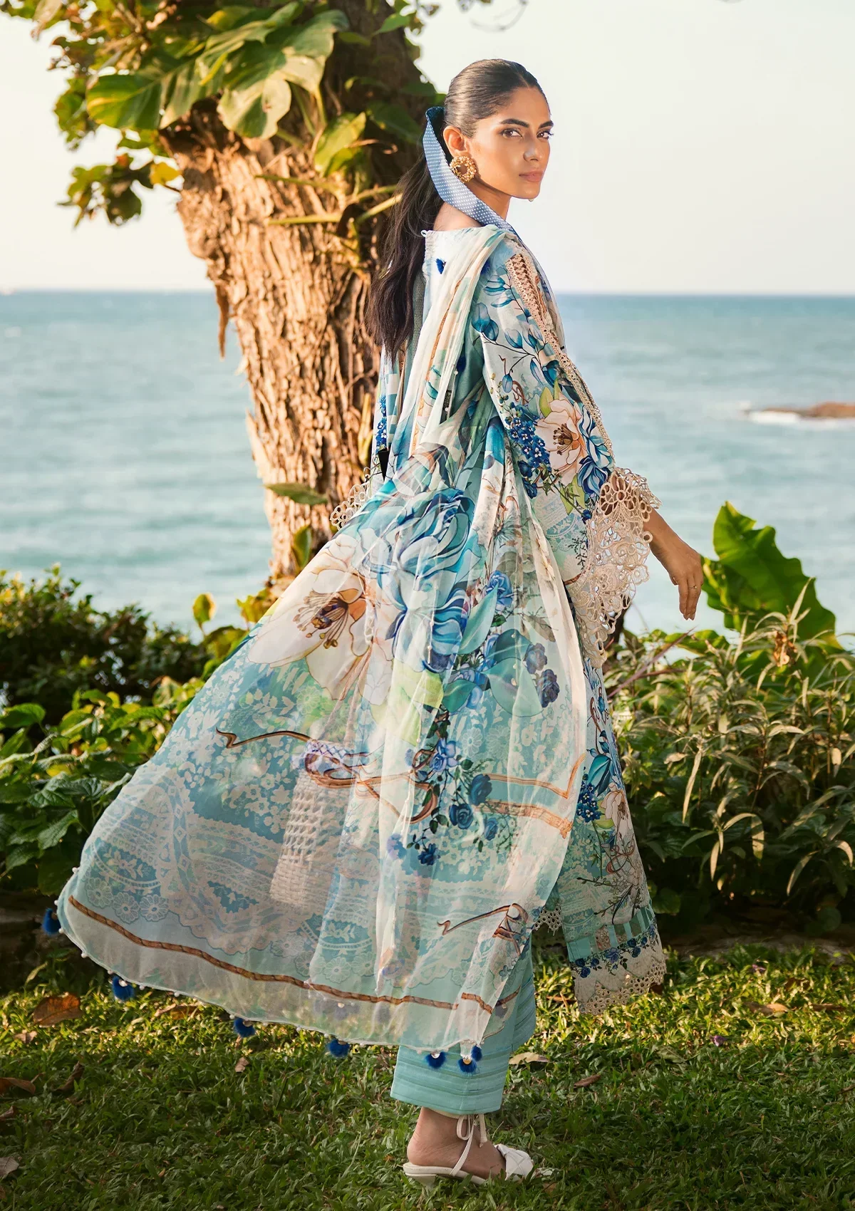 Elaf Embroidered Limited Edition Lawn Collection – ESL-07B HEAVEN'S MIST - Image 5