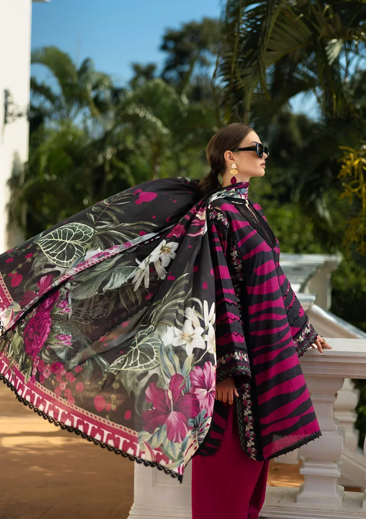 Elaf Lawn Prints – EPE-02B BERRY BLUSH - Image 6