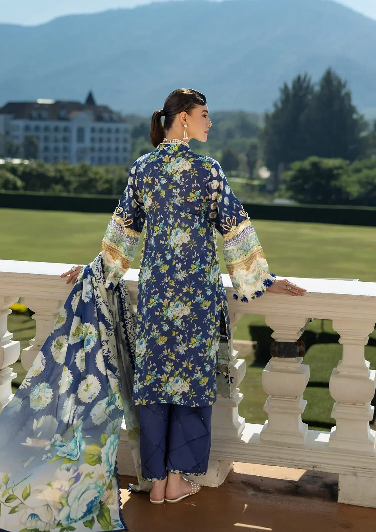 Elaf Lawn Prints – EPE-06B OCEAN'S EMBRACE - Image 2