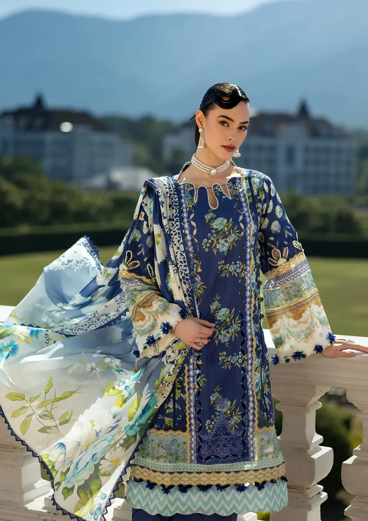 Elaf Lawn Prints – EPE-06B OCEAN'S EMBRACE - Image 4