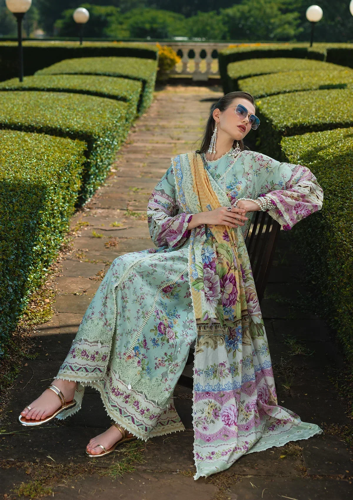 Elaf Lawn Prints – EPE-07A GARDEN GOODNESS - Image 6