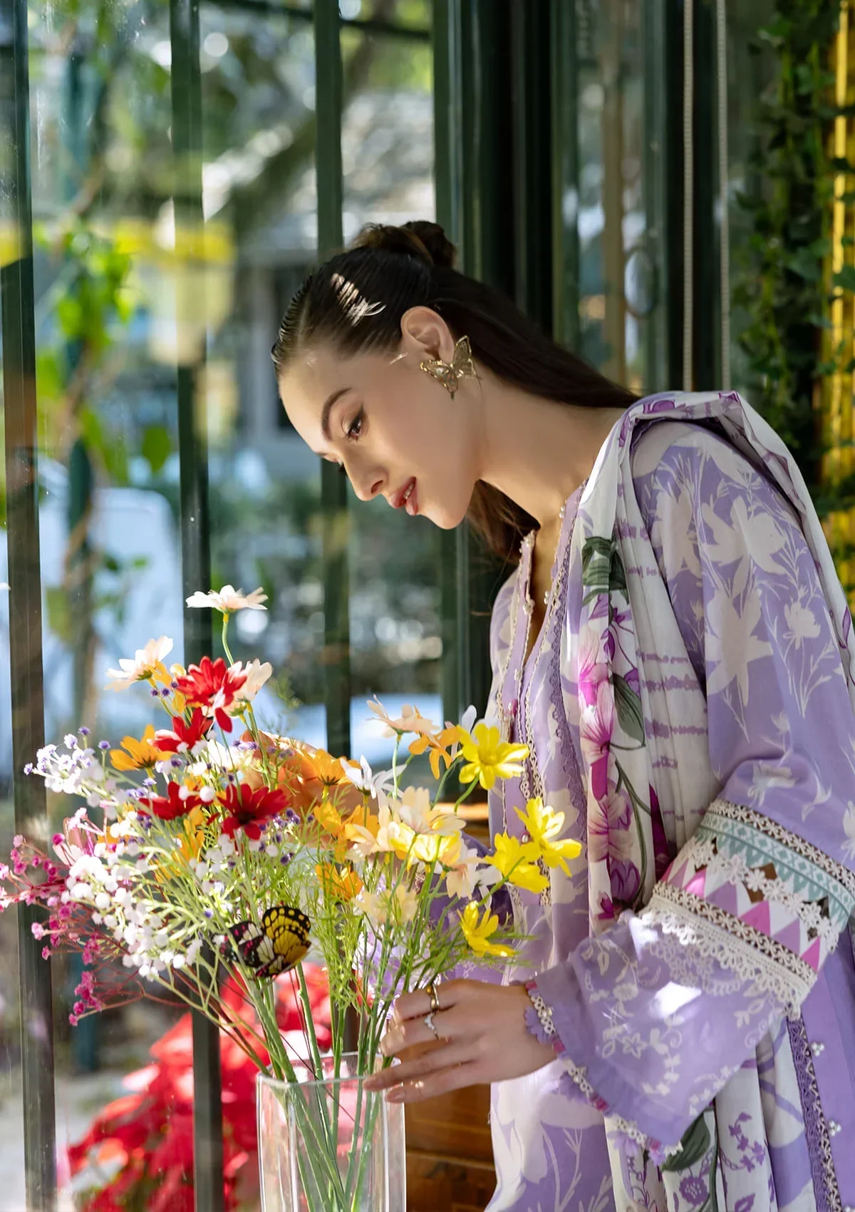Elaf Lawn Prints – EPE-08A LAVENDER AURA - Image 8