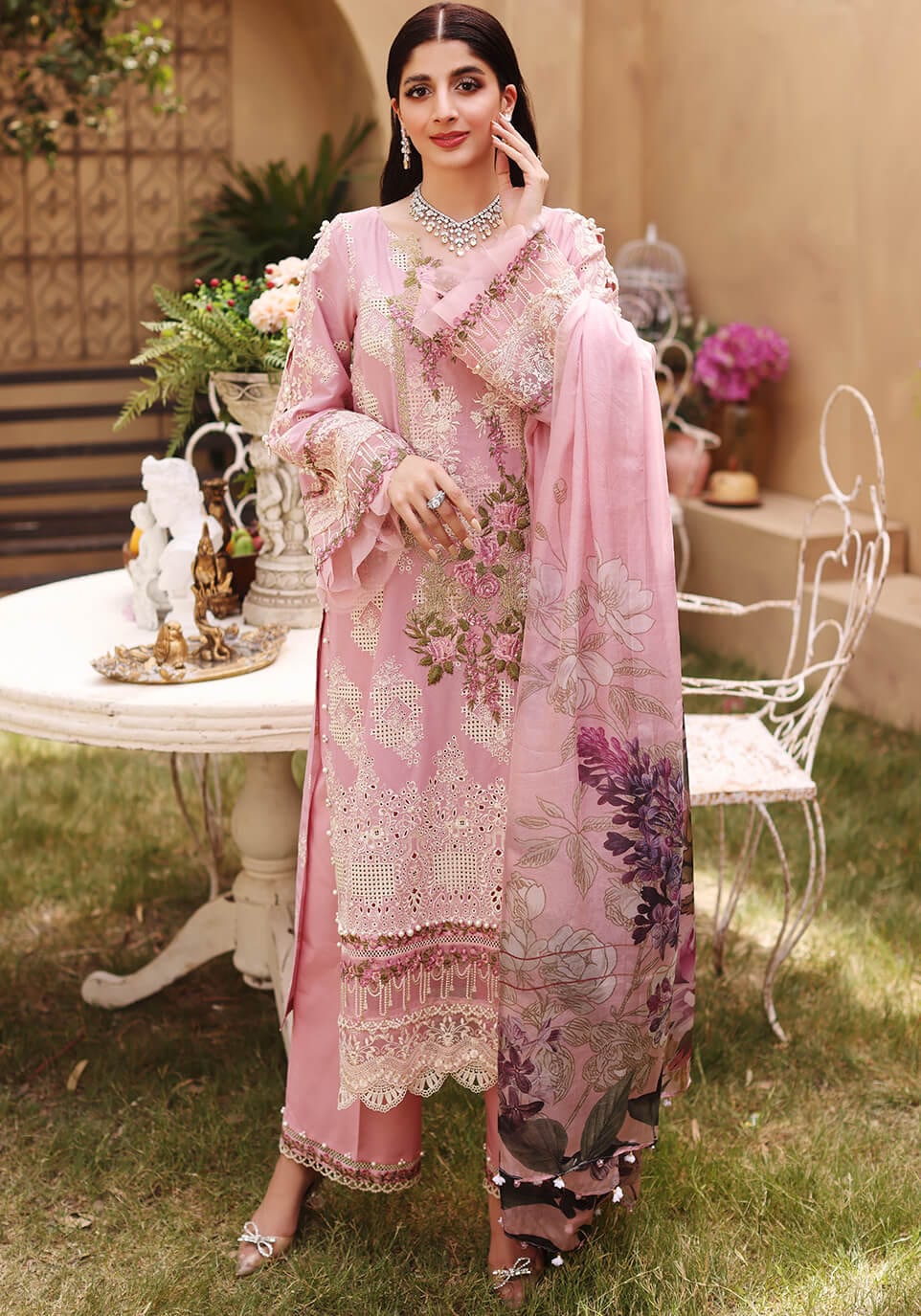 Elaf Luxury Festive Collection 2022 – ELF-6 Old Rose