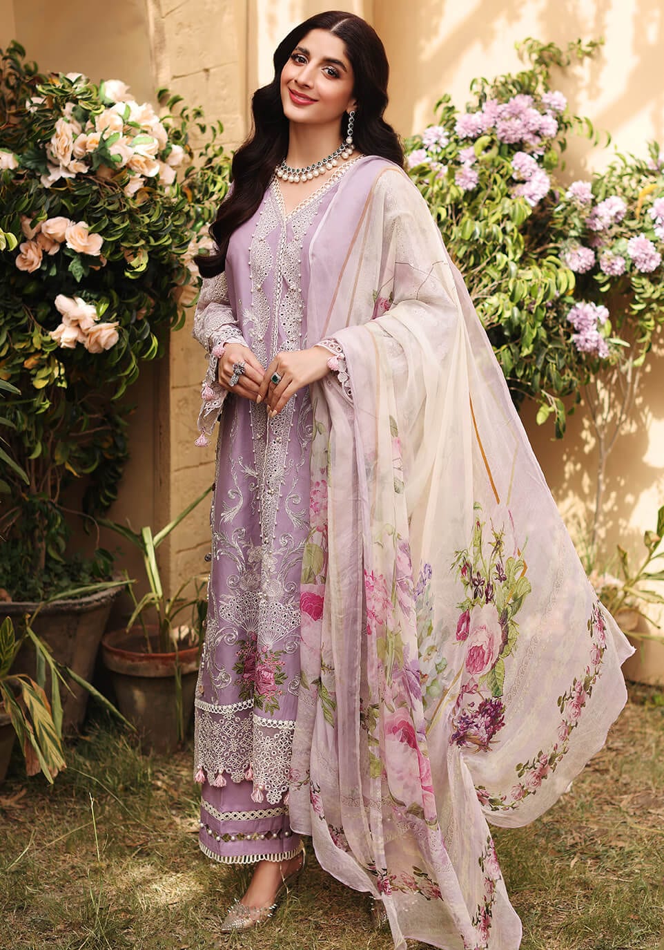 Elaf Luxury Festive Collection 2022 – ELF-8 Lilac