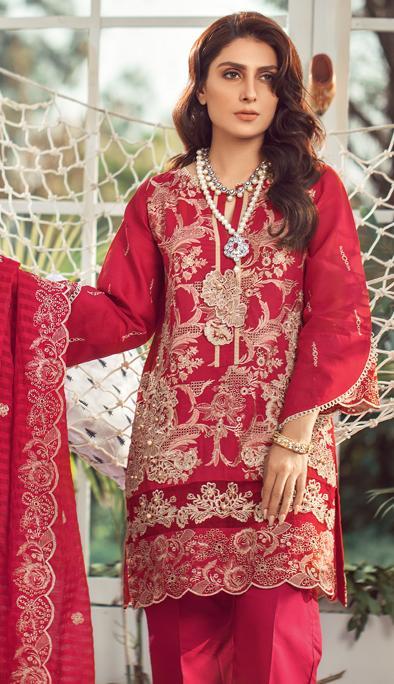 Elaf Luxury Lawn Collection 2020 – ELL-07 - Image 3