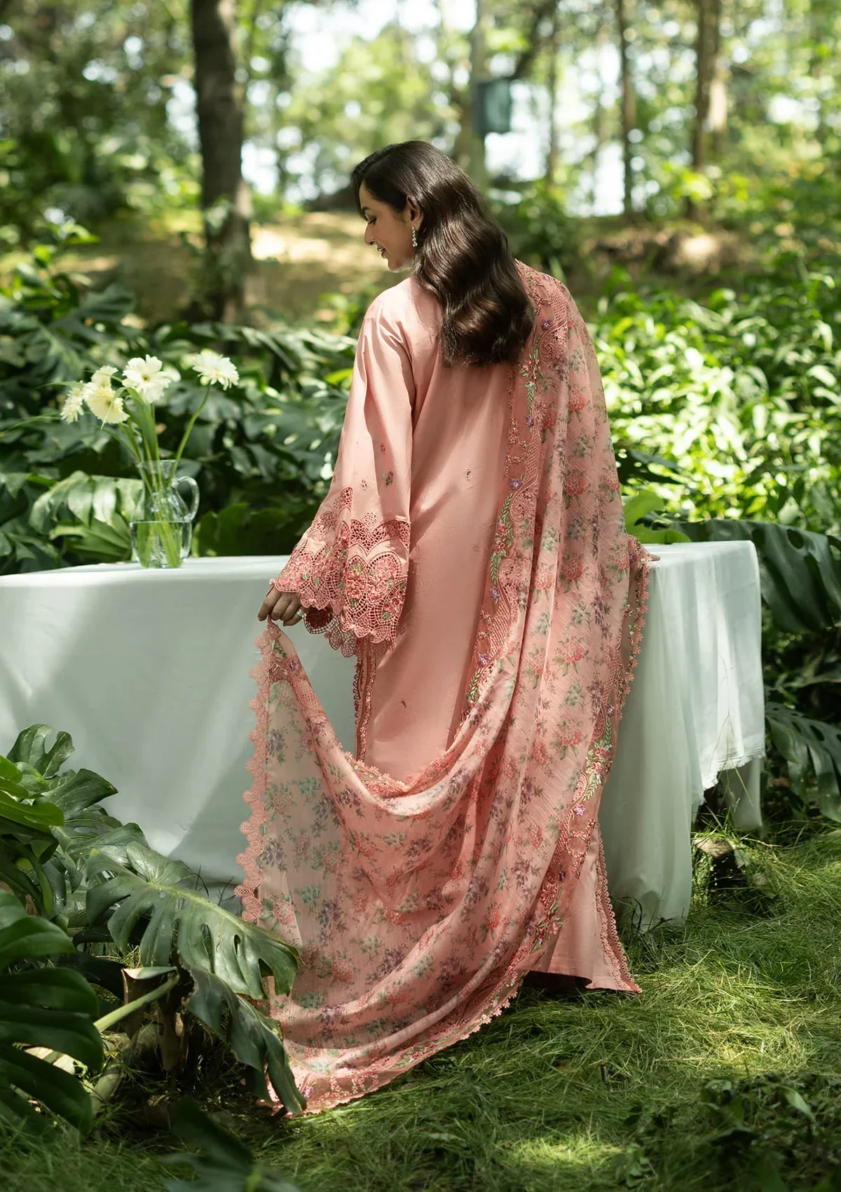 Elaf Luxury Lawn – ELQ-5a Endless Love - Image 2