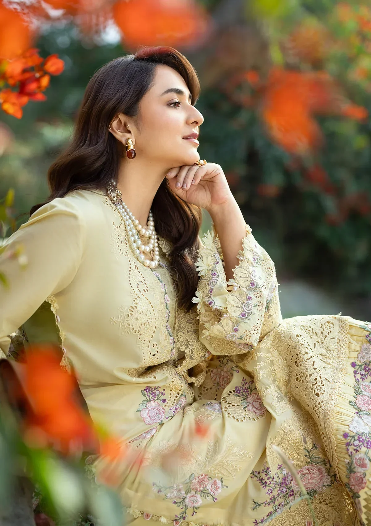 Elaf Luxury Lawn โ ELY-05 SOUCI - Image 10
