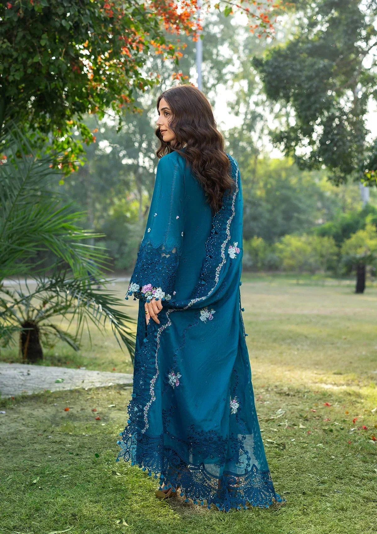 Elaf Luxury Lawn – ELY-06 SAPPHIRE - Image 2