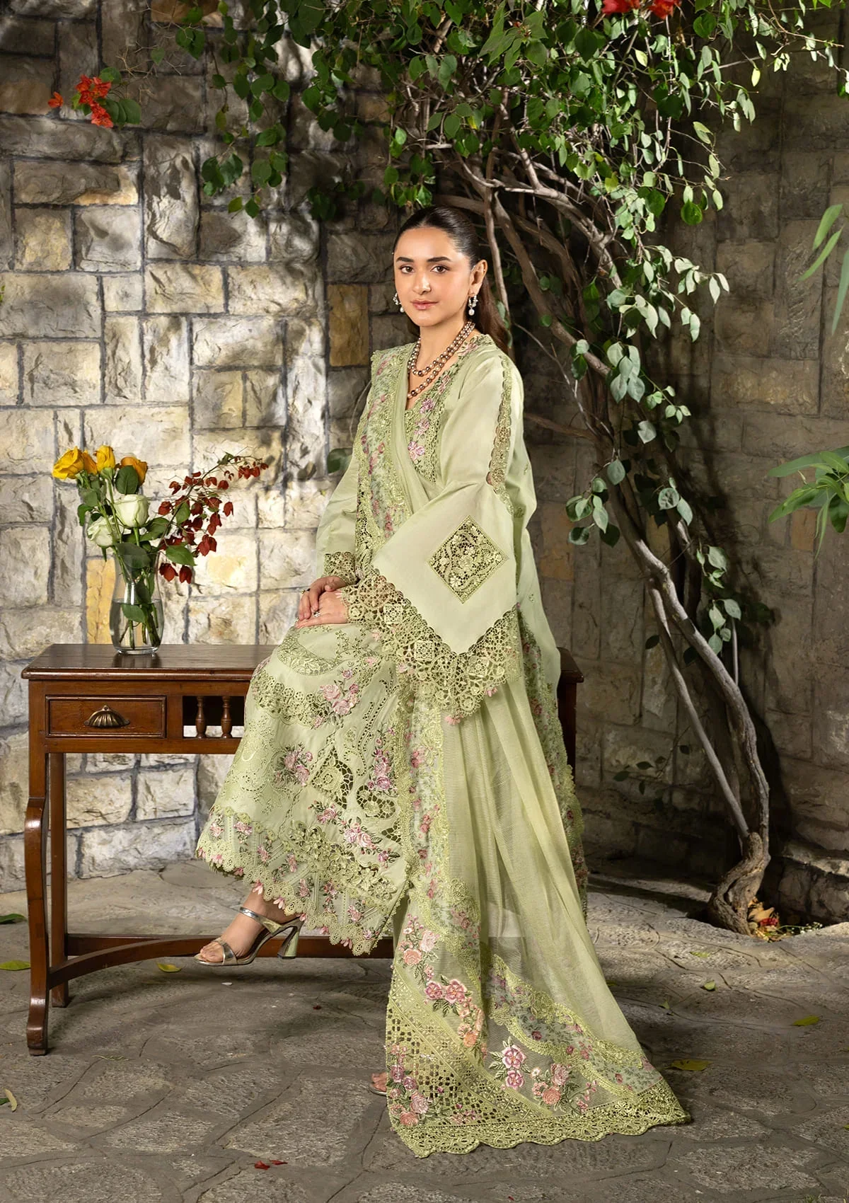 Elaf Luxury Lawn – ELY-11 SPANISH MUSE - Image 10