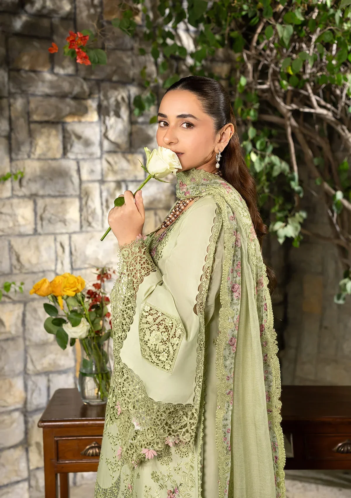 Elaf Luxury Lawn – ELY-11 SPANISH MUSE - Image 6