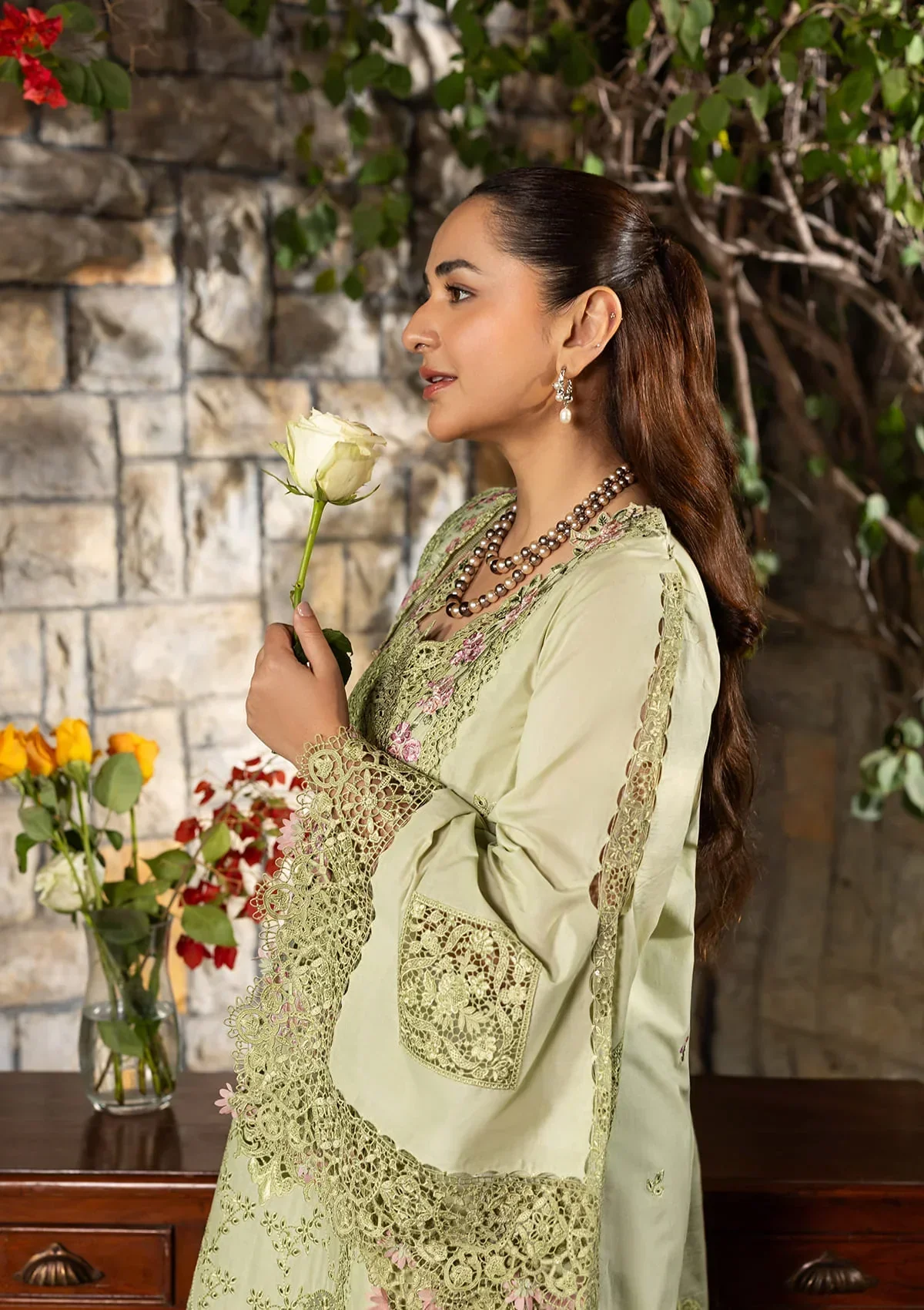 Elaf Luxury Lawn – ELY-11 SPANISH MUSE - Image 8