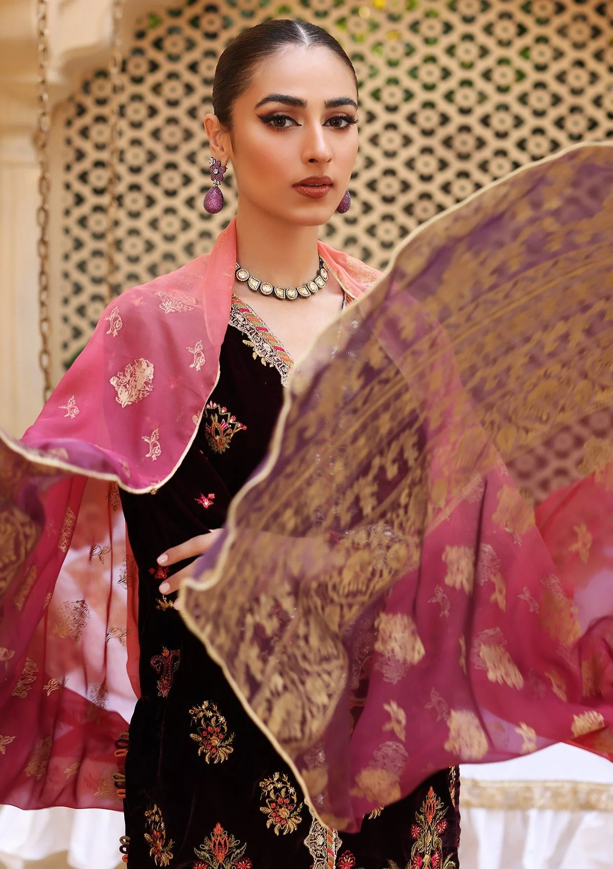 Elaf Luxury Winter Collection 2022 – ELW-02 Empress - Image 4