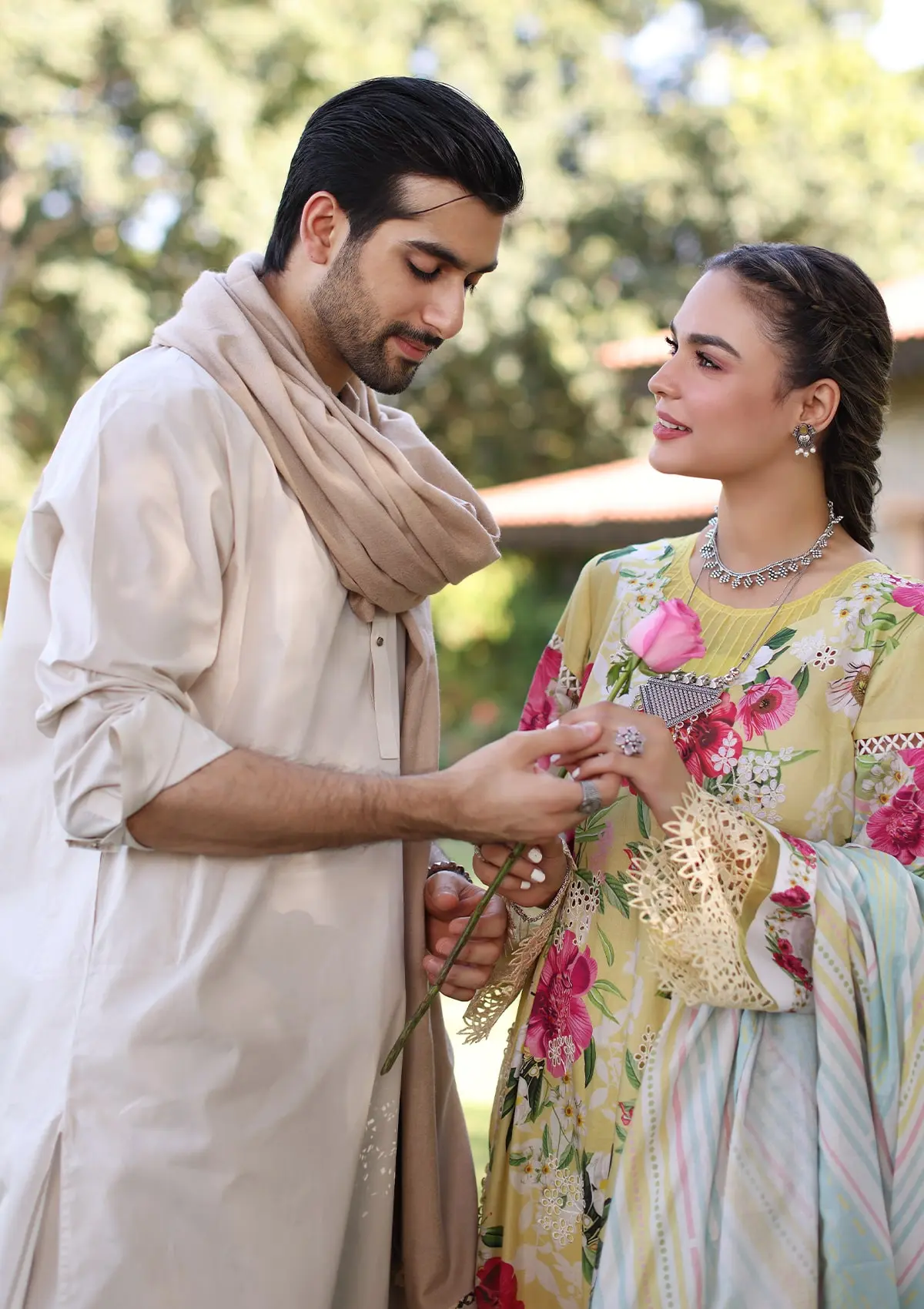 Elaf Prints Chikankari Lawn – ECK-06A SUNSHINE BOUQUET - Image 4