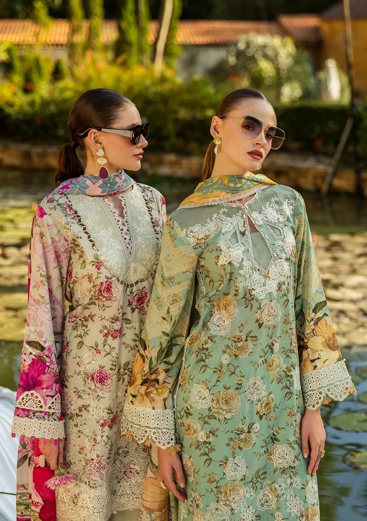 Elaf Prints Chikankari Lawn – ELK-06A PISTACHIO DREAMS - Image 13