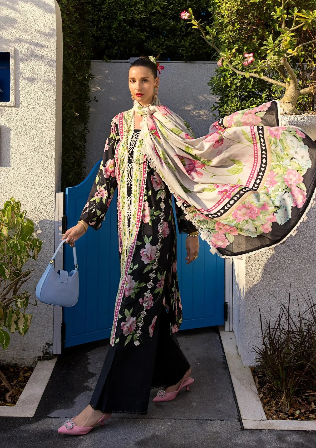Elaf Prints Lawn Collection – EOP-05A EBONY - Image 4