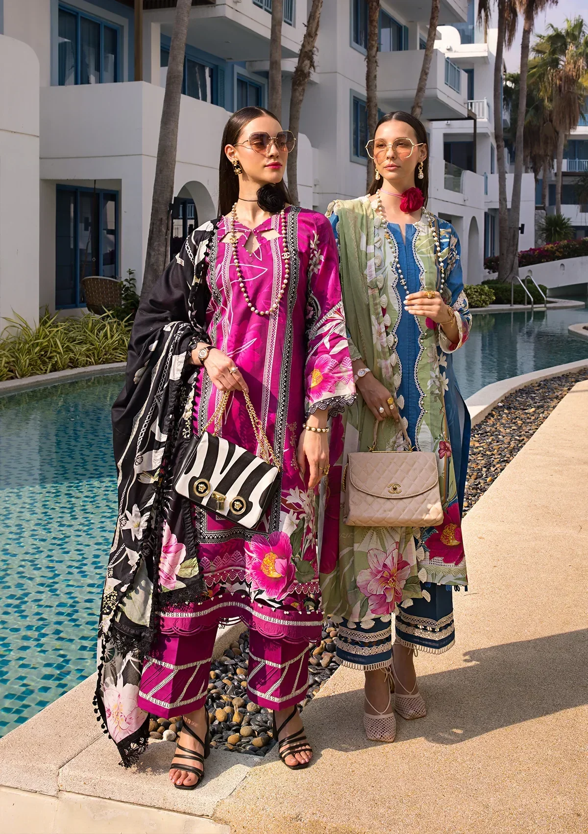 Elaf Prints Lawn Collection – EOP-08A PETUNIA - Image 9